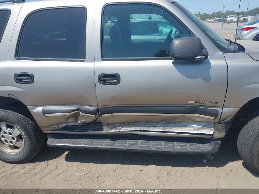 2003 Chevrolet Tahoe Ls VIN: 1GNEC13Z93R305940 Lot: 40087442