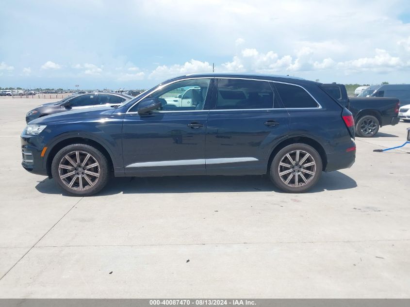 2017 Audi Q7 3.0T Premium VIN: WA1LAAF74HD014681 Lot: 40087470