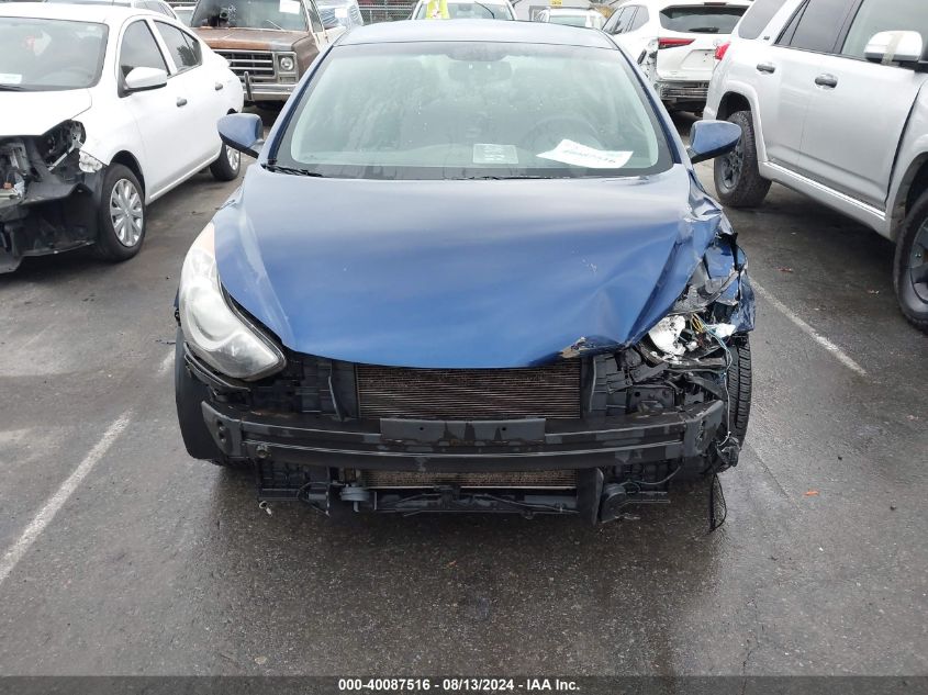 2013 Hyundai Elantra Gls VIN: KMHDH4AE6DU507586 Lot: 40087516