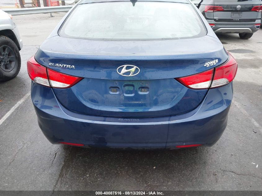 2013 Hyundai Elantra Gls VIN: KMHDH4AE6DU507586 Lot: 40087516