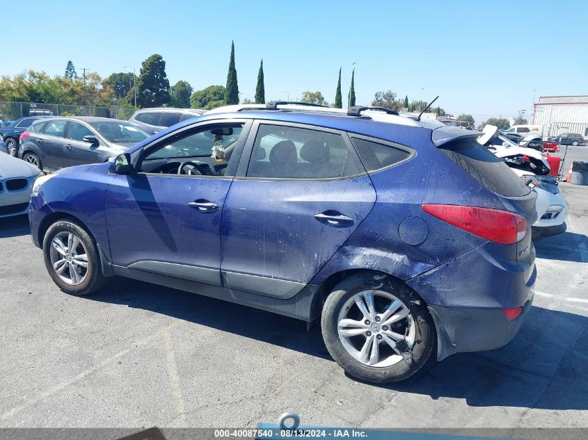 2013 Hyundai Tucson Gls VIN: KM8JU3AC0DU656633 Lot: 40087540