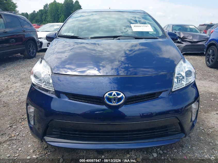 2013 Toyota Prius Two VIN: JTDKN3DU6D1698316 Lot: 40087547