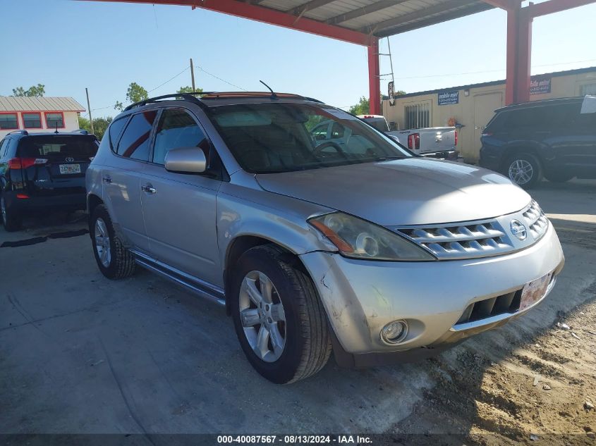 2007 Nissan Murano Sl VIN: JN8AZ08W37W618427 Lot: 40087567