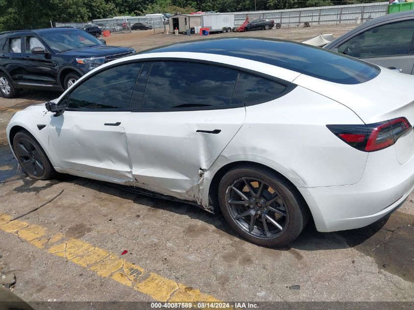 2023 Tesla Model 3 Rear-Wheel Drive VIN: 5YJ3E1EA8PF671935 Lot: 40087589