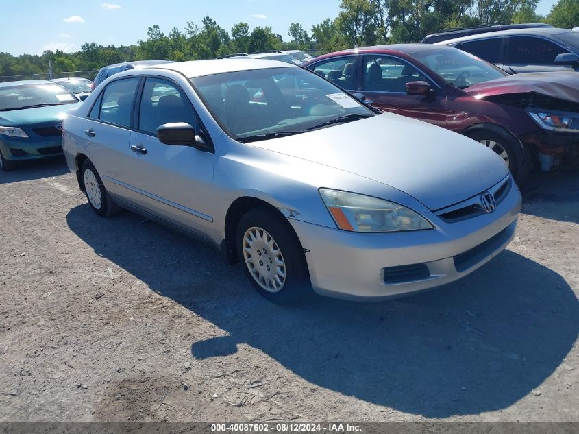 2007 Honda Accord 2.4 Vp VIN: 1HGCM56187A196256 Lot: 40087602