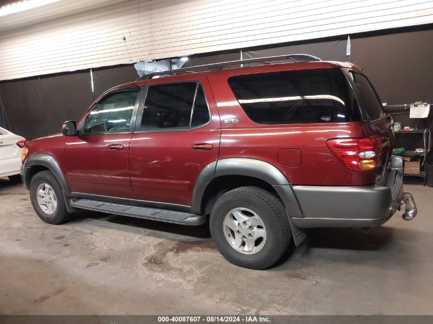 2003 Toyota Sequoia Sr5 V8 VIN: 5TDBT44A23S157752 Lot: 40087607