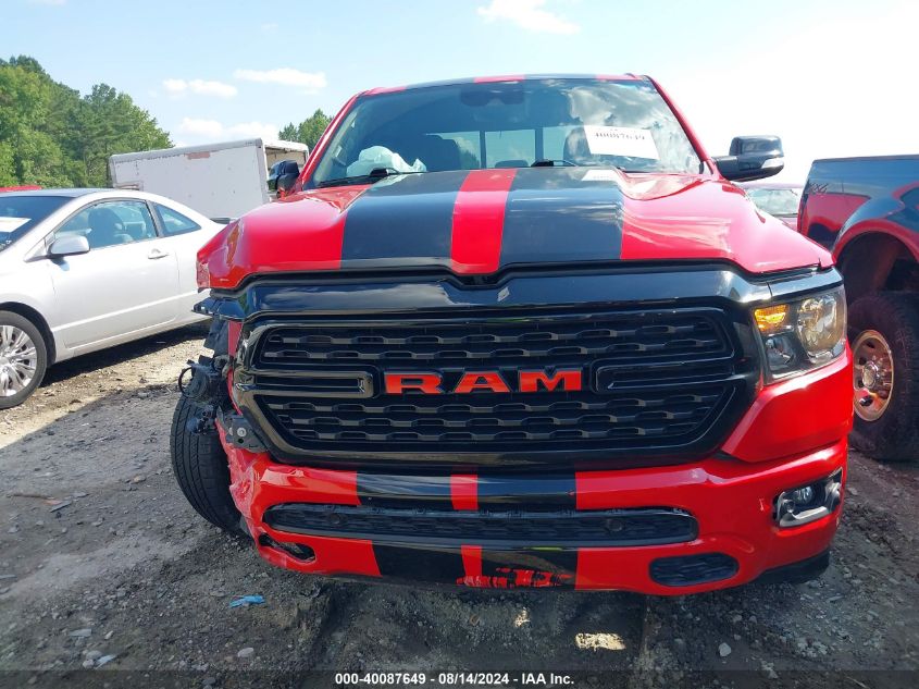 2022 Ram 1500 Big Horn 4X2 5'7 Box VIN: 1C6RREFT7NN187119 Lot: 40087649