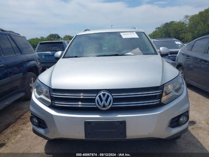 2012 Volkswagen Tiguan S/Se/Sel VIN: WVGBV7AX9CW547960 Lot: 40087674