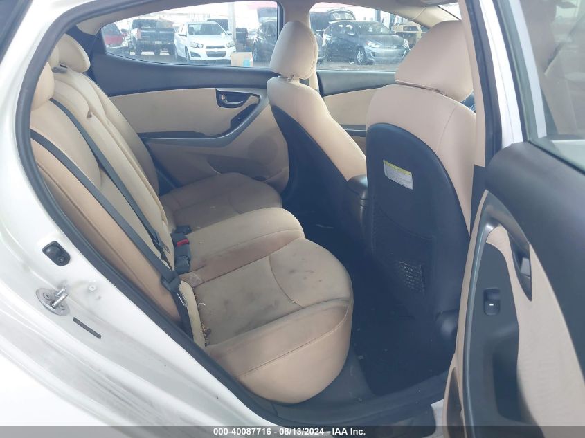 2013 Hyundai Elantra Gls VIN: 5NPDH4AE8DH449351 Lot: 40087716