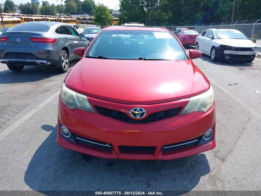 2012 Toyota Camry Se VIN: 4T1BF1FK8CU543871 Lot: 40087775