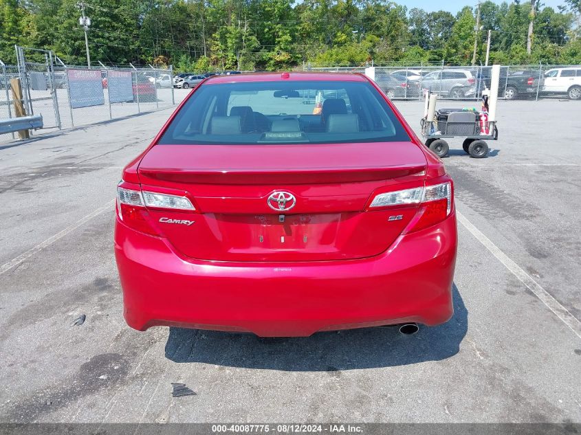 2012 Toyota Camry Se VIN: 4T1BF1FK8CU543871 Lot: 40087775