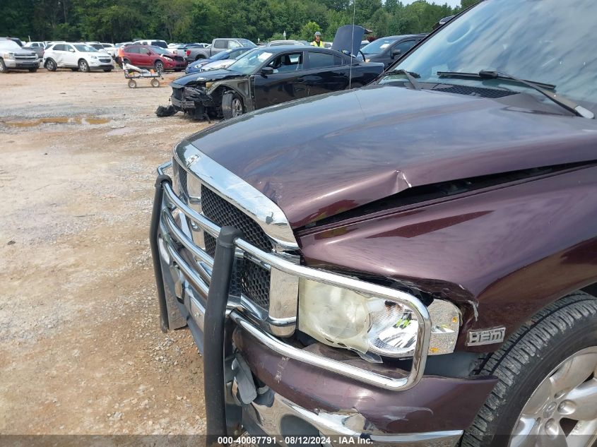 2005 Dodge Ram 1500 Slt/Laramie VIN: 1D7HA18D75S203255 Lot: 40087791