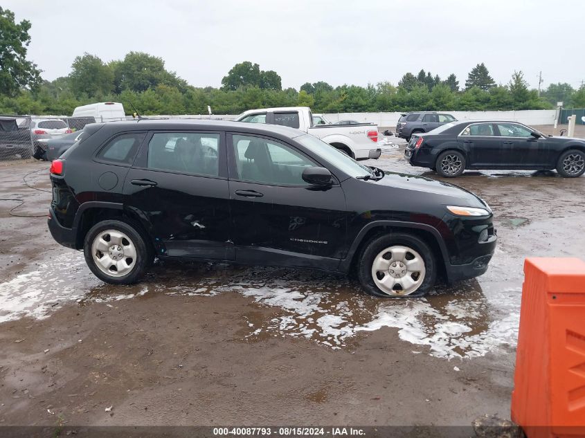 2017 Jeep Cherokee Sport Fwd VIN: 1C4PJLABXHD231134 Lot: 40087793