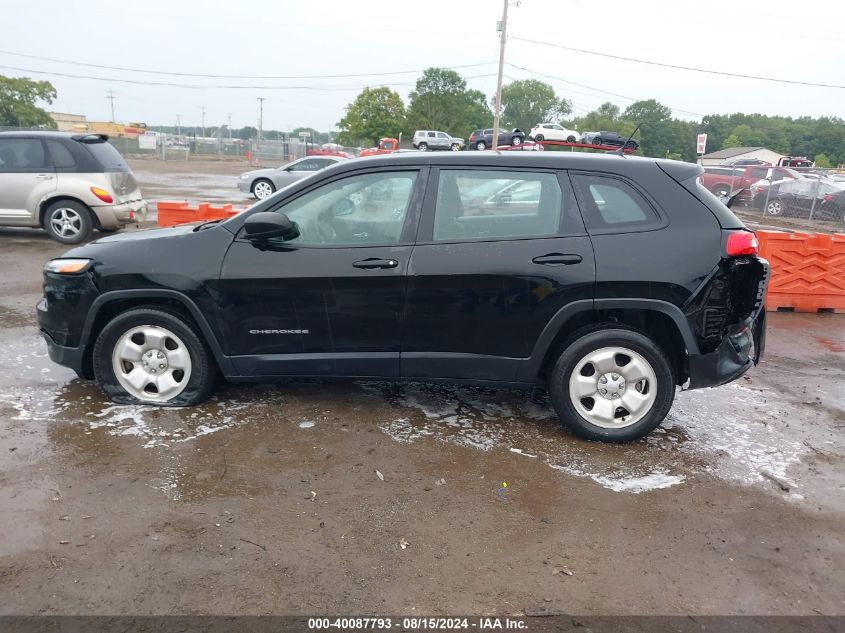 2017 Jeep Cherokee Sport Fwd VIN: 1C4PJLABXHD231134 Lot: 40087793