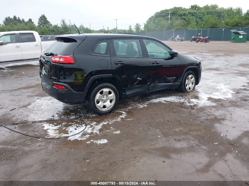 2017 Jeep Cherokee Sport Fwd VIN: 1C4PJLABXHD231134 Lot: 40087793