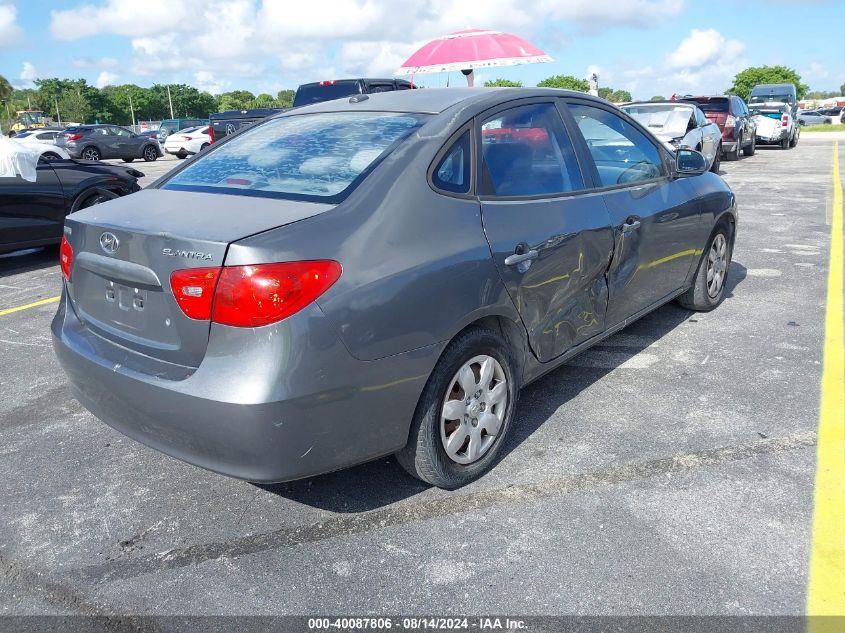 2008 Hyundai Elantra Gls/Se/Limited VIN: KMHDU46D08U37377 Lot: 40087806