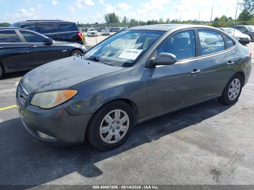 2008 Hyundai Elantra Gls/Se/Limited VIN: KMHDU46D08U37377 Lot: 40087806