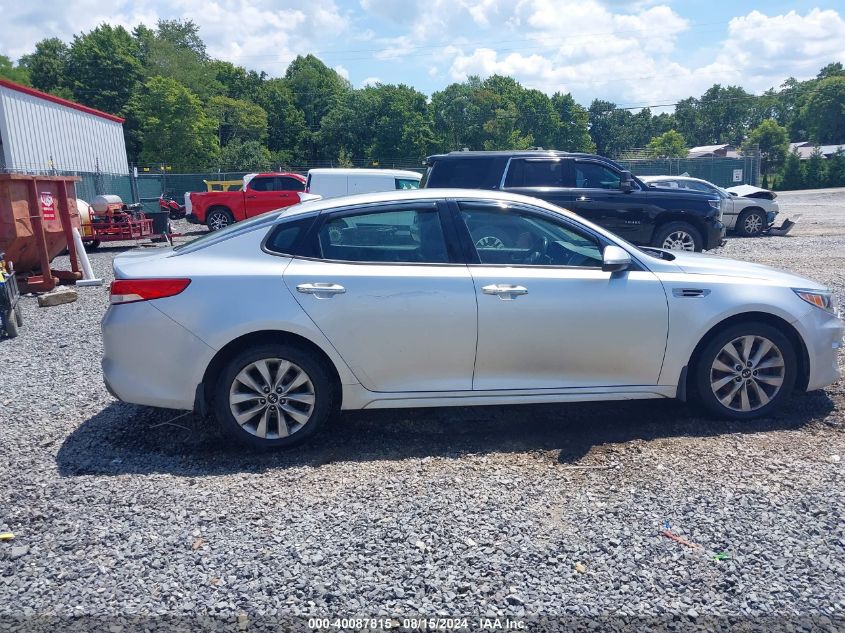 2017 Kia Optima Ex VIN: 5XXGU4L39HG164406 Lot: 40087815