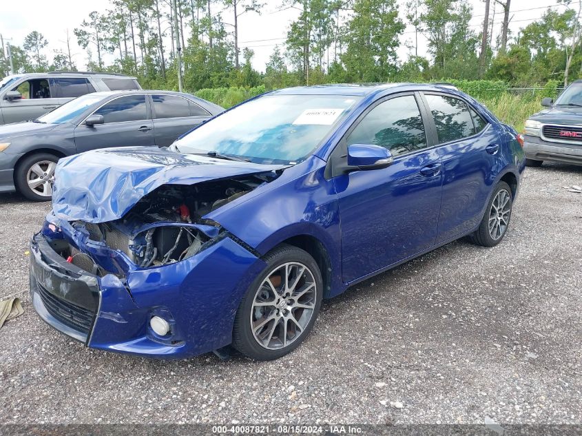 2015 Toyota Corolla L/Le/Le Pls/Prm/S/S Pls VIN: 5YFBURHE1FP194344 Lot: 40087821