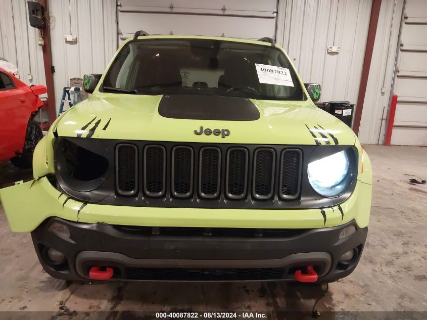 2018 Jeep Renegade Trailhawk 4X4 VIN: ZACCJBCB1JPH28215 Lot: 40087822