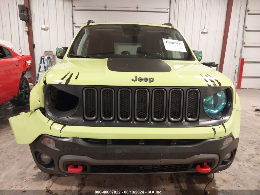 2018 Jeep Renegade Trailhawk 4X4 VIN: ZACCJBCB1JPH28215 Lot: 40087822