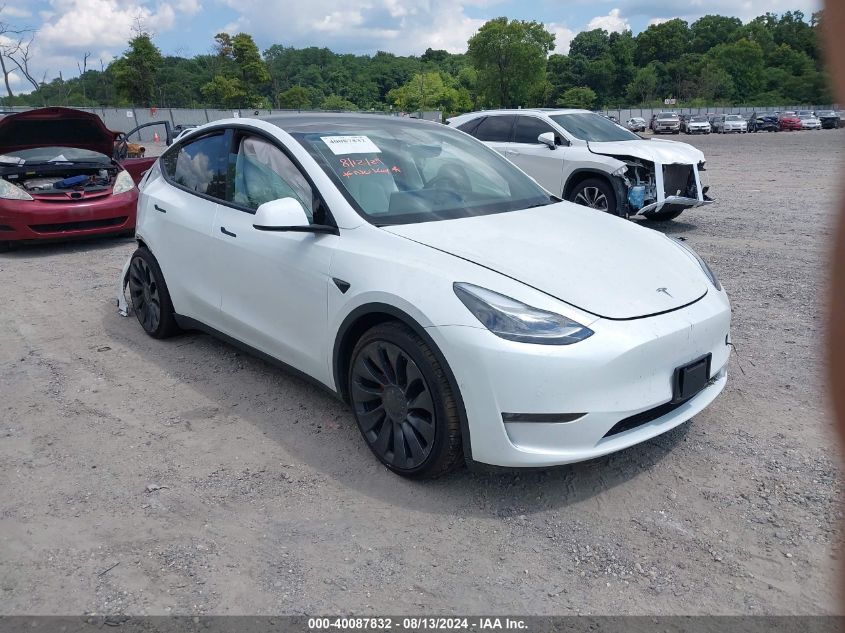 2022 TESLA MODEL Y - 7SAYGDEF8NF405067