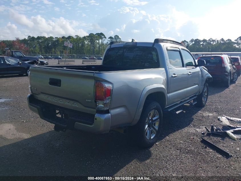 2018 Toyota Tacoma Double Cab/Ltd VIN: 3TMGZ5AN3JM163333 Lot: 40087853