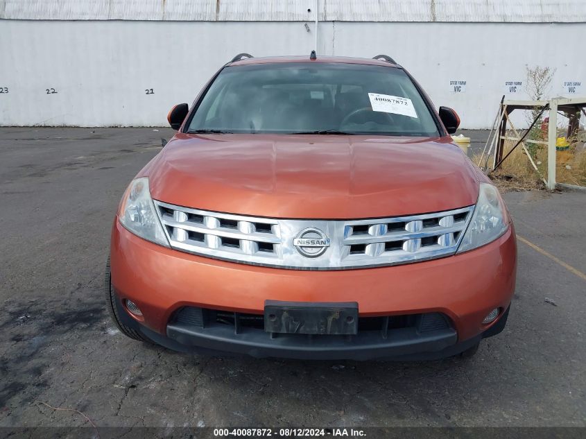 2004 Nissan Murano Sl VIN: JN8AZ08W94W313266 Lot: 40087872