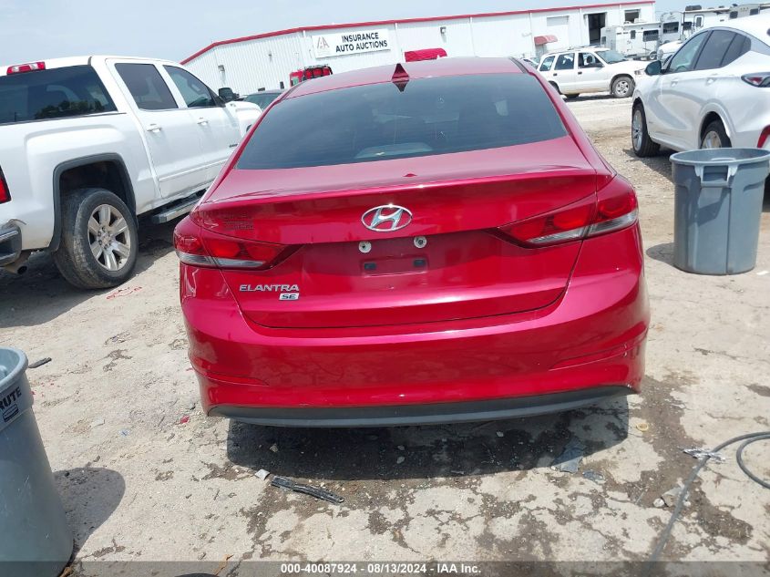 2017 Hyundai Elantra Se VIN: KMHD74LF9HU357732 Lot: 40087924