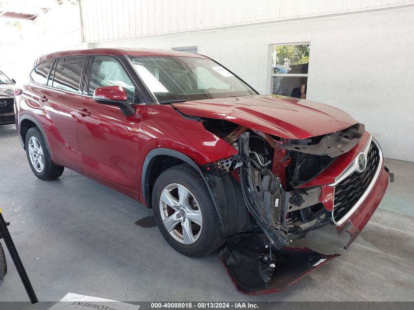 5TDZZRAHXLS506586 2020 TOYOTA HIGHLANDER - Image 1