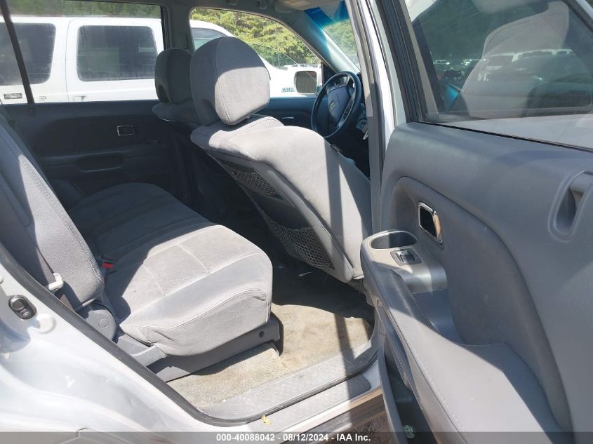 2006 Honda Pilot Ex VIN: 2HKYF18426H510277 Lot: 40088042