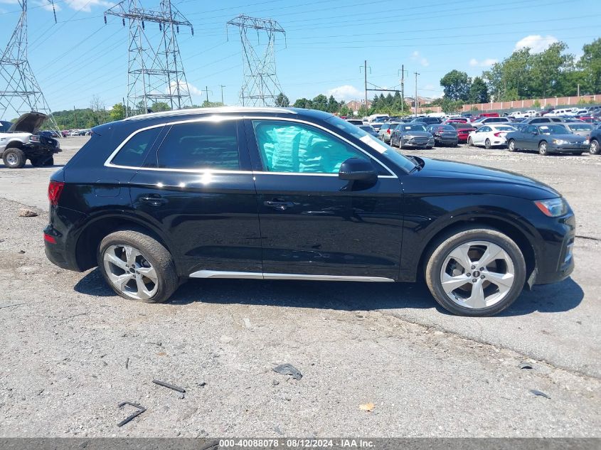 2021 Audi Q5 Premium Plus 45 Tfsi Quattro S Tronic VIN: WA1BAAFY9M2011608 Lot: 40088078