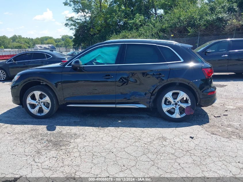 2021 Audi Q5 Premium Plus 45 Tfsi Quattro S Tronic VIN: WA1BAAFY9M2011608 Lot: 40088078