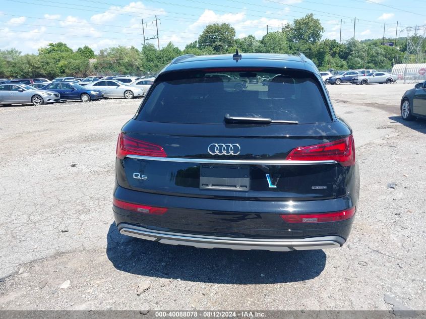 2021 Audi Q5 Premium Plus 45 Tfsi Quattro S Tronic VIN: WA1BAAFY9M2011608 Lot: 40088078