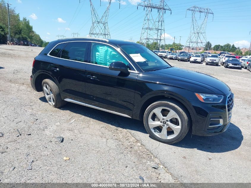 2021 Audi Q5 Premium Plus 45 Tfsi Quattro S Tronic VIN: WA1BAAFY9M2011608 Lot: 40088078