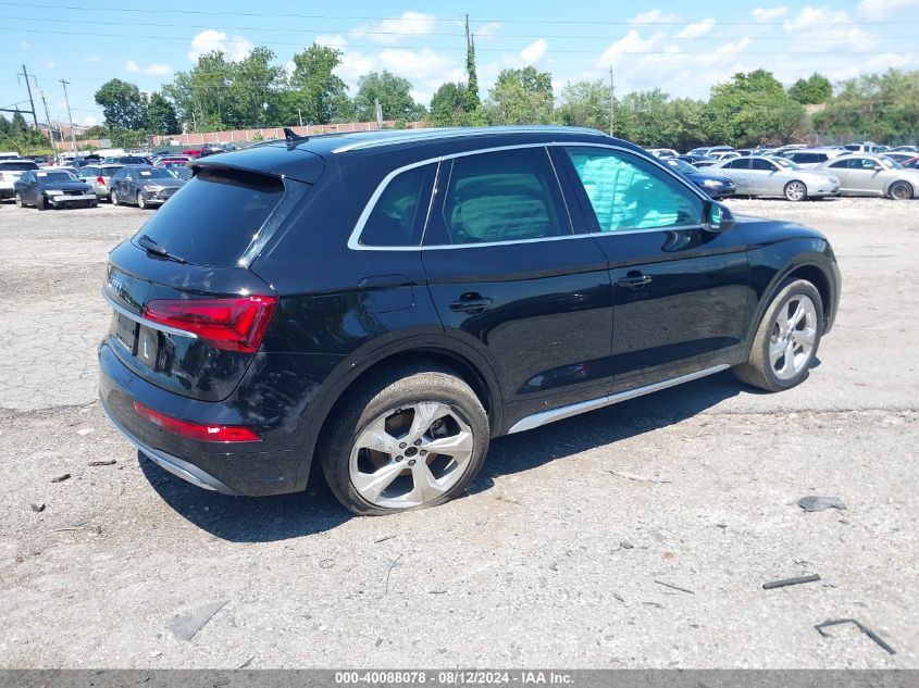 2021 Audi Q5 Premium Plus 45 Tfsi Quattro S Tronic VIN: WA1BAAFY9M2011608 Lot: 40088078