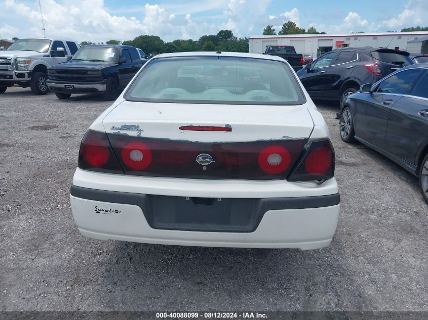 2005 Chevrolet Impala VIN: 2G1WF52E359242589 Lot: 40088099