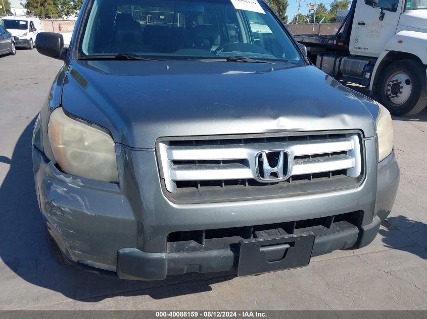 2007 Honda Pilot Ex-L VIN: 5FNYF18787B016161 Lot: 40088159