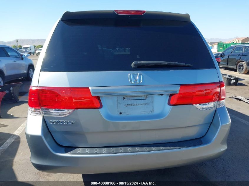 2009 Honda Odyssey Ex-L VIN: 5FNRL387X9B052011 Lot: 40088166