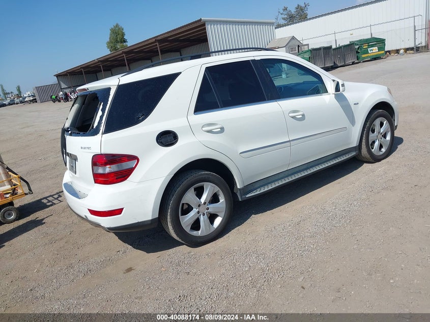 2011 Mercedes-Benz Ml 350 Bluetec 4Matic VIN: 4JGBB2FB9BA726858 Lot: 40088174