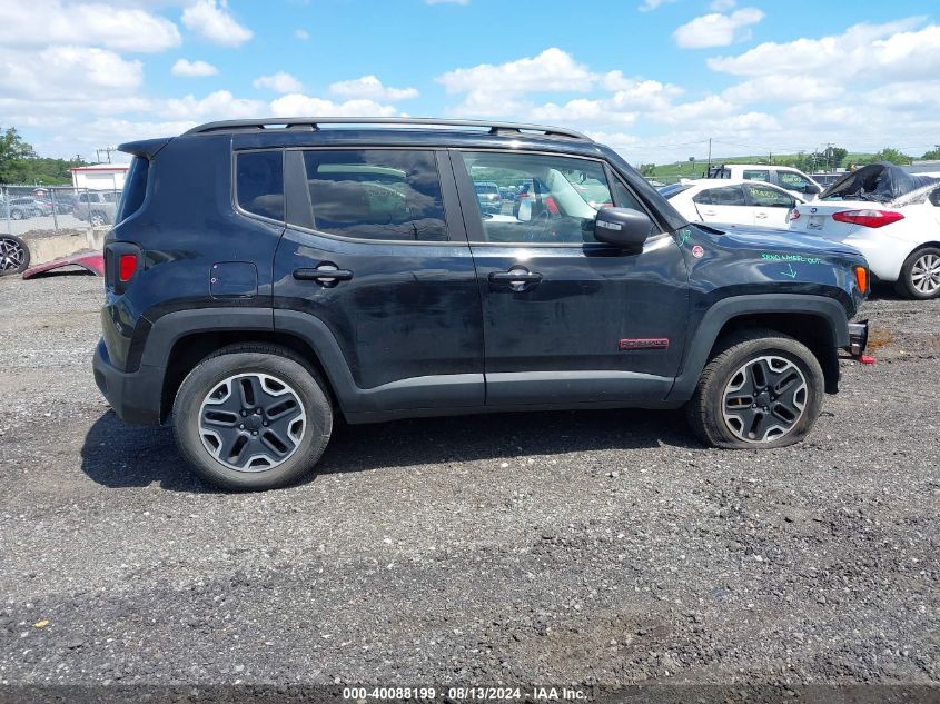 2017 Jeep Renegade Trailhawk 4X4 VIN: ZACCJBCB4HPE55863 Lot: 40088199