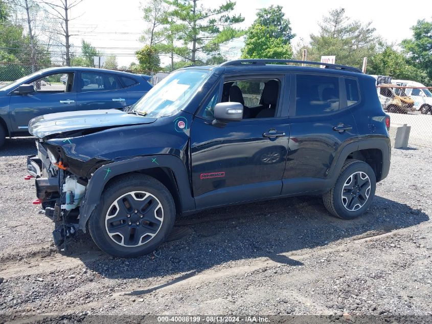 2017 Jeep Renegade Trailhawk 4X4 VIN: ZACCJBCB4HPE55863 Lot: 40088199