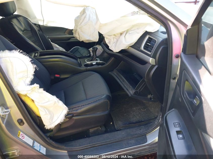 2017 Toyota Highlander Le Plus VIN: 5TDBZRFH8HS363185 Lot: 40088203