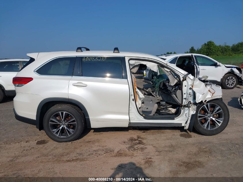 2017 Toyota Highlander Le VIN: 5TDBZRFH1HS462365 Lot: 40088210