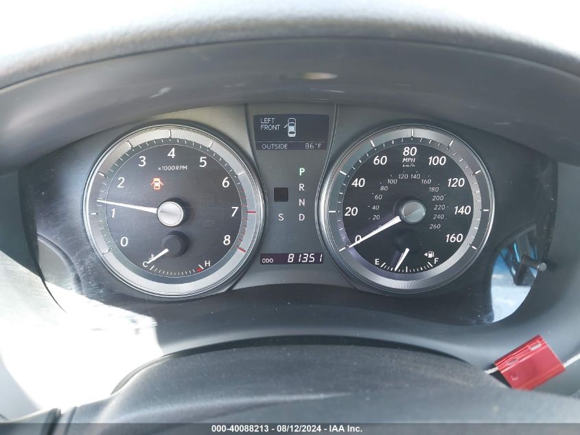 2010 Lexus Es 350 VIN: JTHBK1EG5A2409811 Lot: 40088213