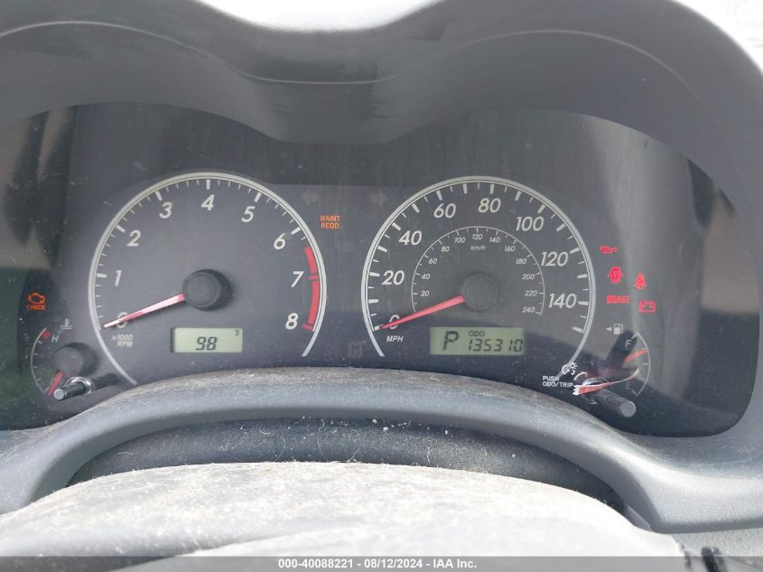 2010 Toyota Corolla Le VIN: JTDBU4EE9AJ075395 Lot: 40088221