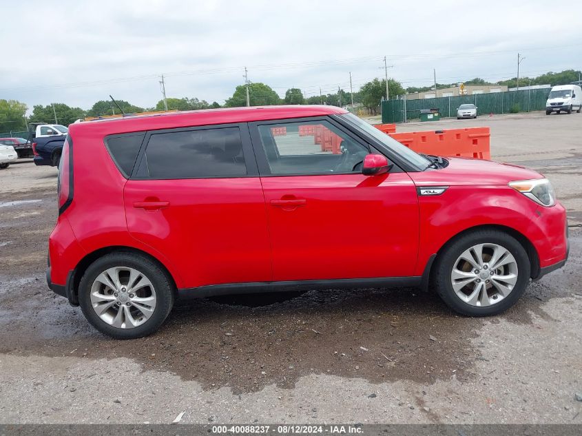 2015 Kia Soul + VIN: KNDJP3A5XF7763638 Lot: 40088237