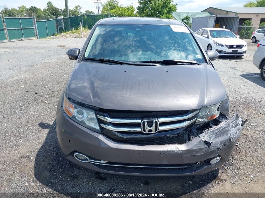 2015 Honda Odyssey Touring/Touring Elite VIN: 5FNRL5H96FB054119 Lot: 40088286