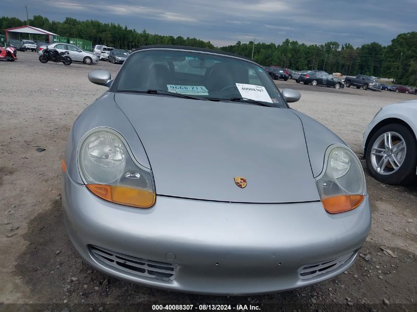 2000 Porsche Boxster VIN: WP0CA2983YU628363 Lot: 40088307