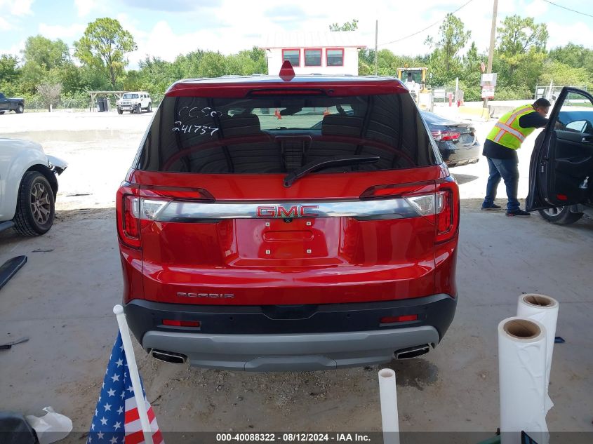 2021 GMC Acadia Fwd Sle VIN: 1GKKNKLS5MZ162523 Lot: 40088322